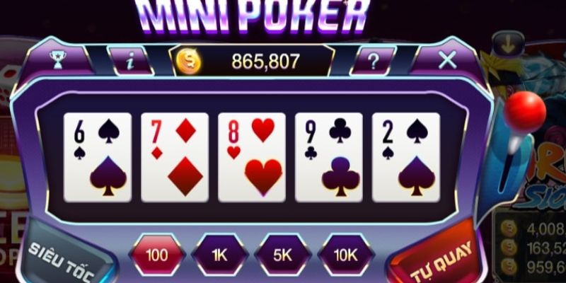 Chiến lược giành thắng lợi mini poker k8cc 